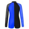 Baletní trikot pro děti Dívky Síťovina s dlouhým rukávem Kontrastní barva Taneční trikot Unitard Gymanstics kombinéza Dancewear