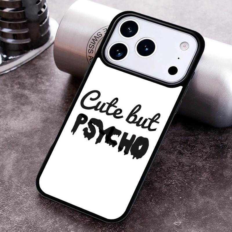 Cut But Psycho Phone Case For iPhone 17 16 15 14 13 12 11 Pro Max Plus 17Air Soft Silicone Cover
