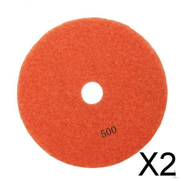 

2xDiamond Polishing Pad 3 Grinding Disc Granite Marble Concrete Stone 500