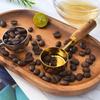 Gold-Plated Wooden Handle Baking Spoon - 15ML Coffee & Seasoning Measure