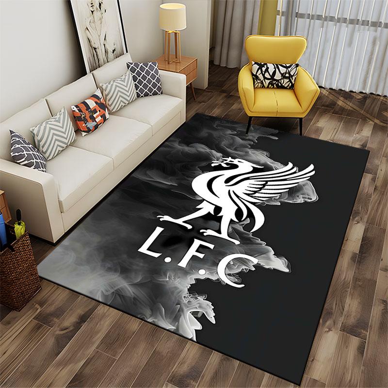 Black and White LFC Bird Design suitable as a non-slip mat for the living room or bedroom sofa
