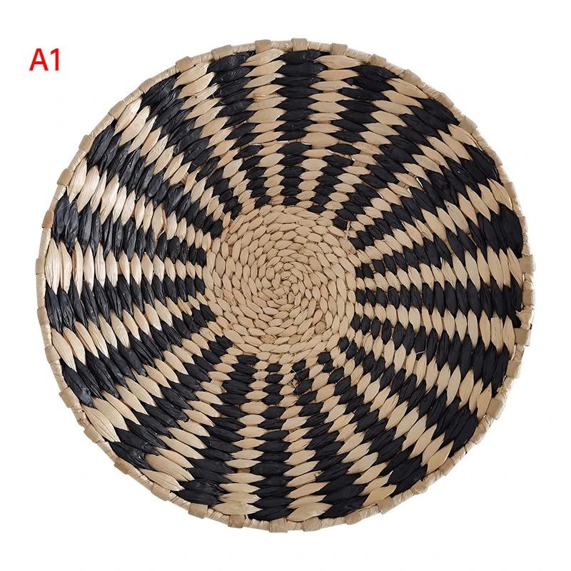 Pastoral Ethnic Wind Grass Woven Wall Decoration Moroccan Wind Wall Decoration Hand-woven Home Decoration Bedroom Decor