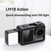 Brandneu Für Ulanzi LM18 Fülllicht IPX5 Wasserdicht Magnetisch Tragbar 5600k LED-Videoleuchte Für DJI Kamera Action 5 Pro Action