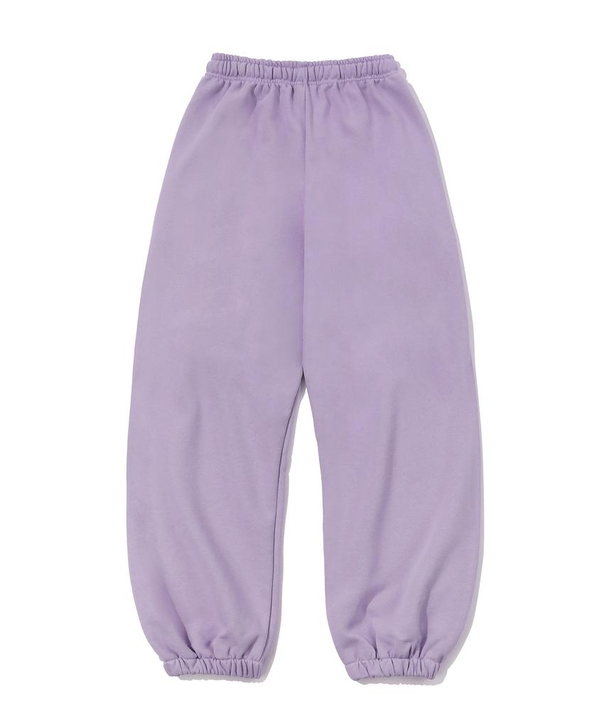 WYSE Symbol Logo Sweat Jogger Pants Lavender