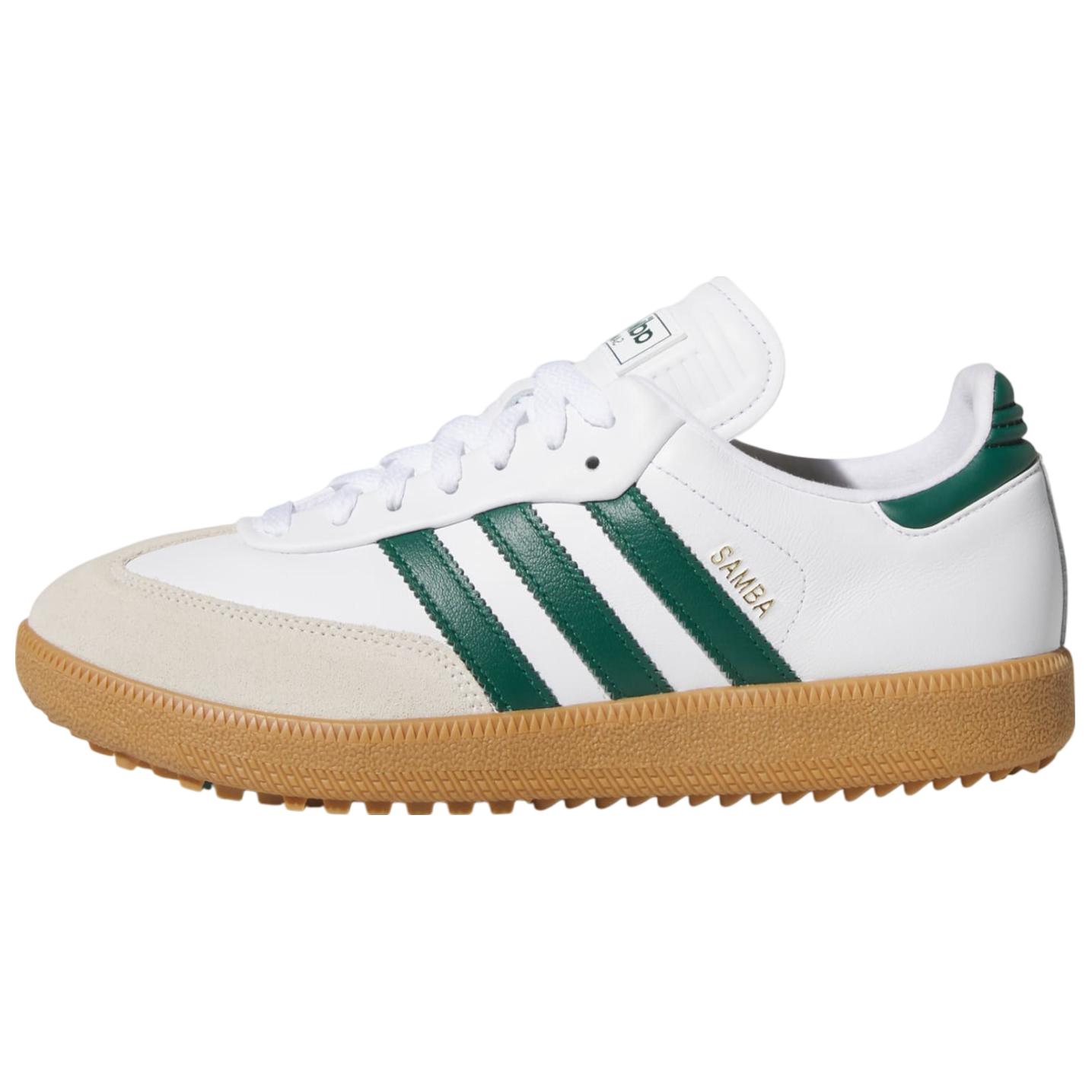 

Adidas Samba Spikeless Golf White Collegiate Green Gum Unisex Sneakers Cloud-White JH6151 41⅓