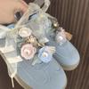1 Stück Perlenquaste Schnürsenkel Anhänger für Sneaker Fortgeschrittene Perlen Gänseblümchen Blume Schuhanhänger Schnalle DIY Schuhdekorationen