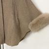 Australian Double-Sided Cashmere Wool Coat with Big Fox Fur Collar - Autumn/Winter Korean Style Women's Outerwear