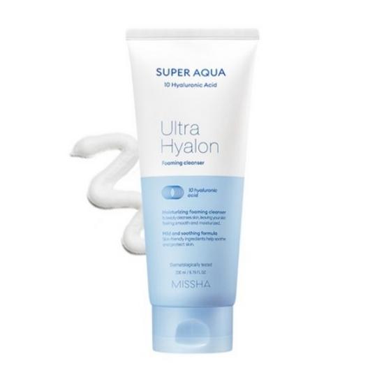 MISSHA Super Aqua Ultra Hyalron Cleansing Foam 200ml x 2 Set