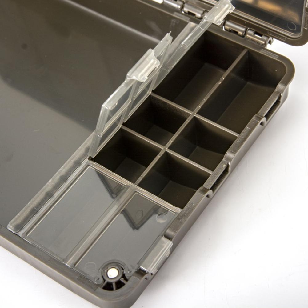Carp Fishing Organizer Box Portable Fishing Tackle Storage Organizer 27 Grid Magnetic Multipurpose Compartments Pesca Tool