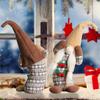Bending Faceless Doll Ornaments Dwarf Old Man Plush Doll Holiday Decoration