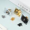 Electric Guitar Jack Output Plate Guitar Output Jack Plate Square Shape Metal Compact Guitar Jack Socket Plate Guitar