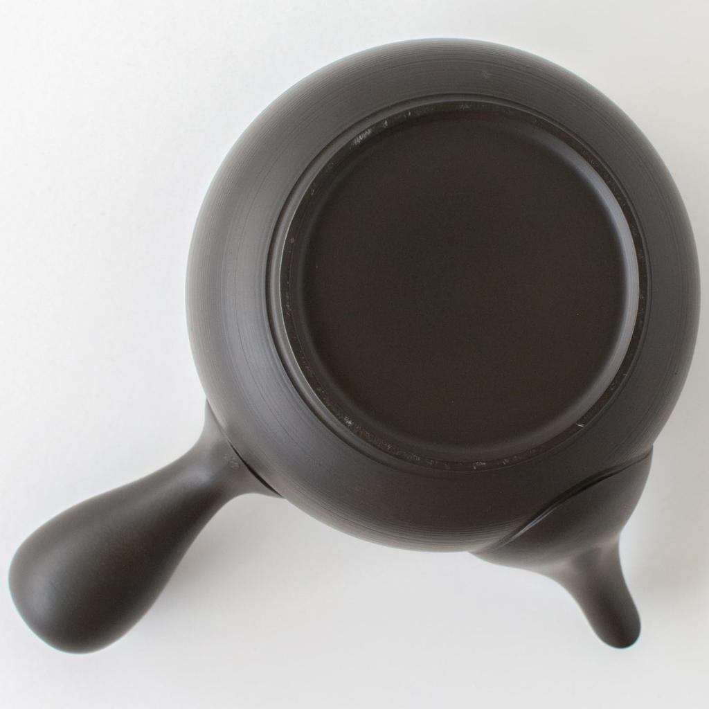 Tokoname Takeharu Large Capacity Suitable for Large Blurred 520ml Serves Made in 270612 ware, Kiln, Teapot, "Pours Plenty," Coffee, Size, Black,