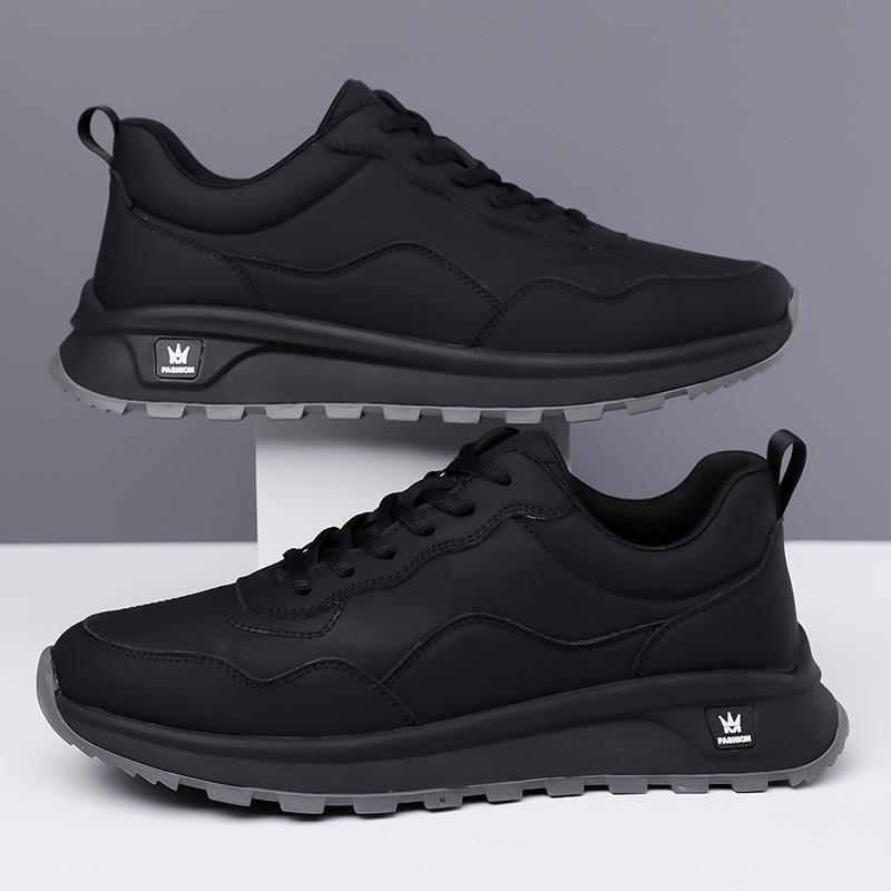 Men's Shoes Spring and Summer New High-end Casual Single Shoes Versatile Platform Trend White Shoes Outdoor Sports Shoes Men