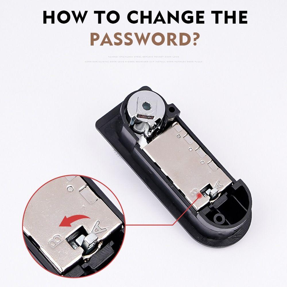 Safety Keyless Security Door Coded Lock Cabinet Password Lock Combination Lock Drawer Lock