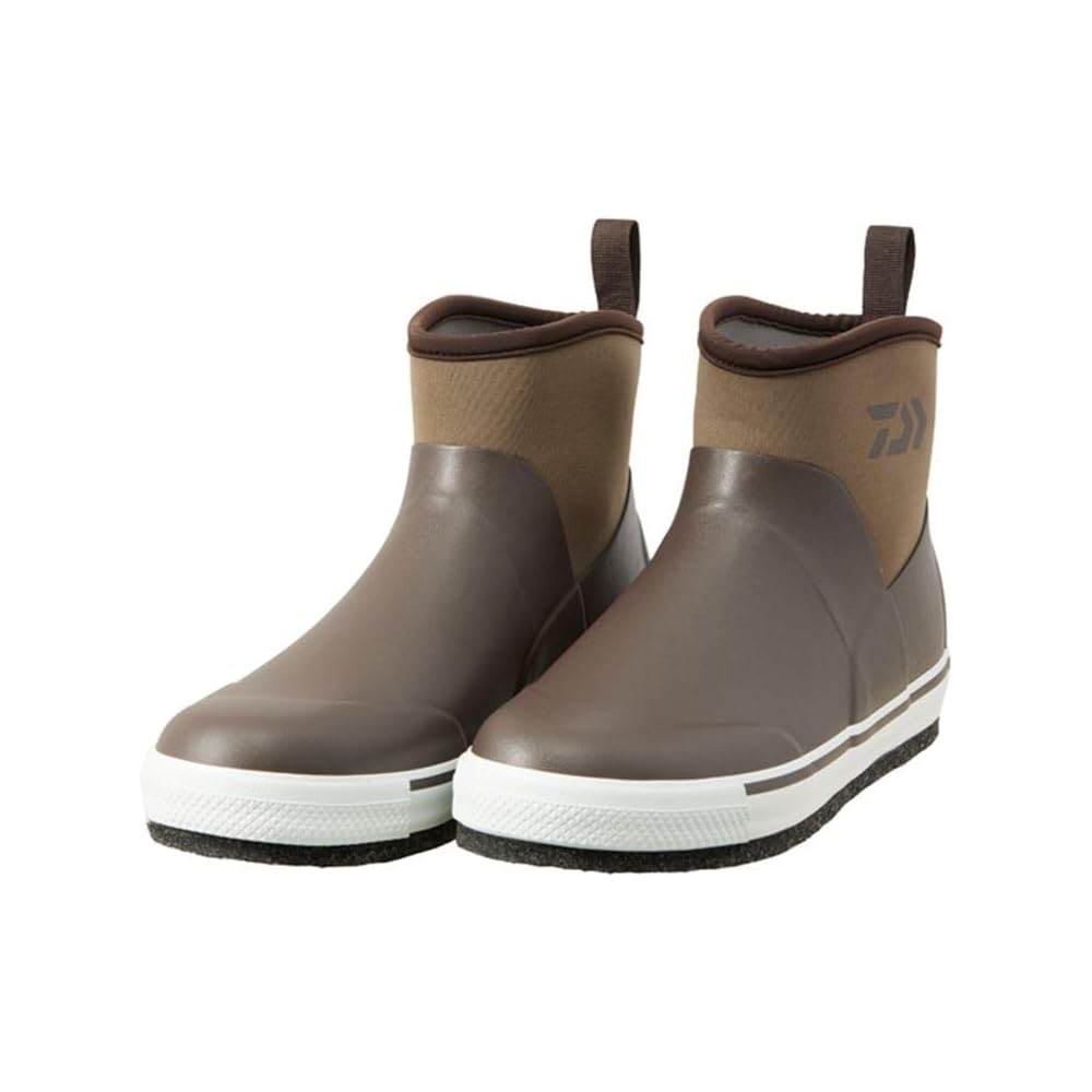 Daiwa FB-2550-T Dark Brown Boots Size M Waterproof Lightweight Footwear