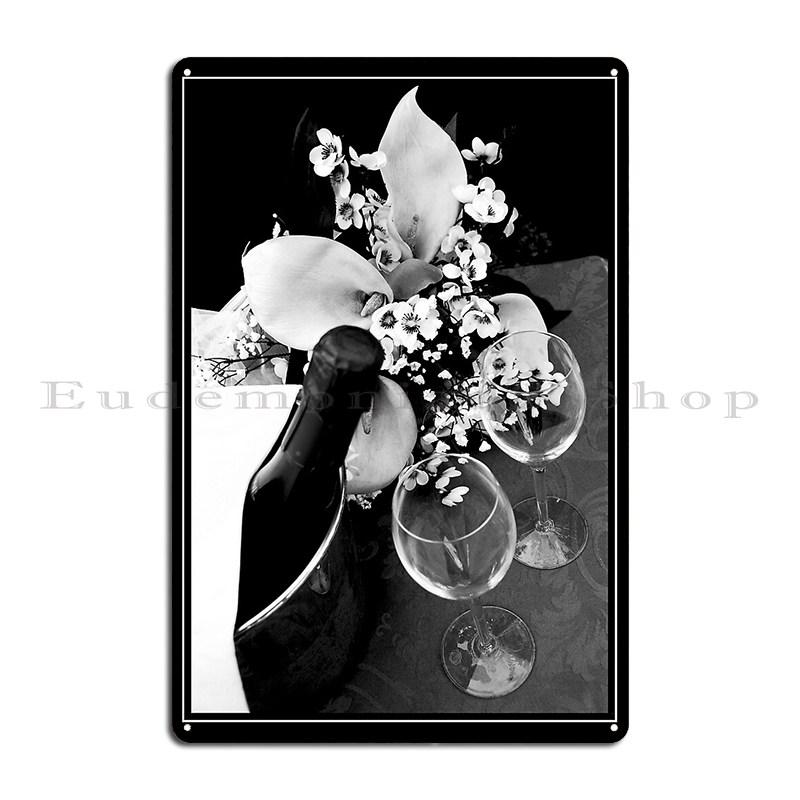 Sophia Loren Champagner Einschenken Schwarzweiß Vintage Wandkunst Metallschild Club Zuhause Sophia Loren Blechschild Poster