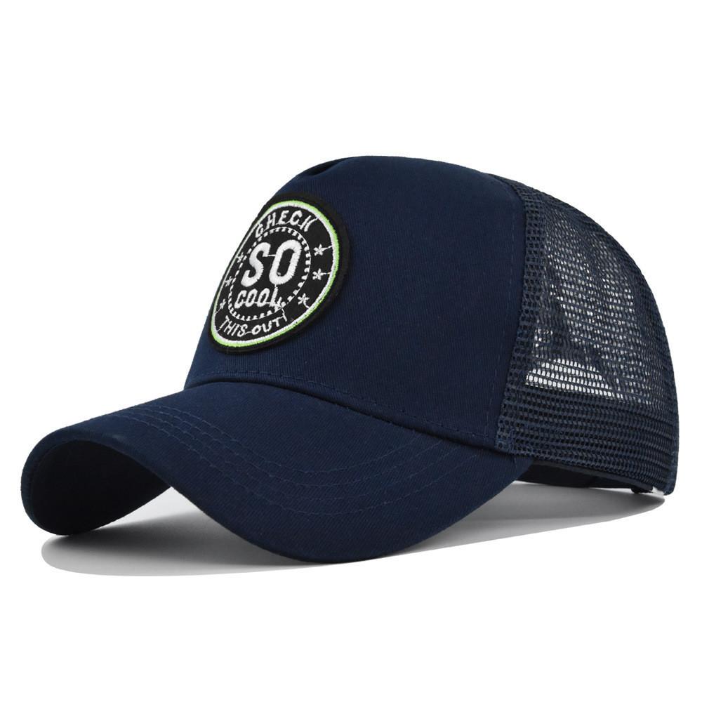 Duck Hat Cartoon Embroidered Baseball Cap Adjustable Cotton Casual Hat Mesh