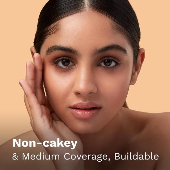 Pilgrim Medium Golden Beige Serum Liquid Foundation, Matte & Poreless,30 Ml | Foundation | Water-Resistant,All Day Coverage|All Skin Types