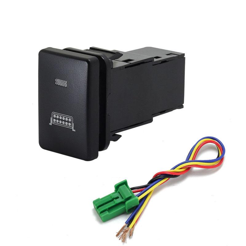 1PC Recorder Monitor Speaker Radar Parking Sensor Front Fog Light Spotlight Tailgate Switch Button For Suzuki Jimny