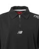 Golf Short Sleeve Big Polo Shirt Quick 2 [New Balance] Women's (Moisture Absorbent, Drying, Stretchy) / 012-5168503 010_Black [L]