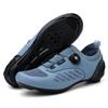 Scarpe da Ciclismo da Uomo Tomaia in Rete Senza Tacchette MTB Bici da Strada Trainer Indoor Unisex Leggere