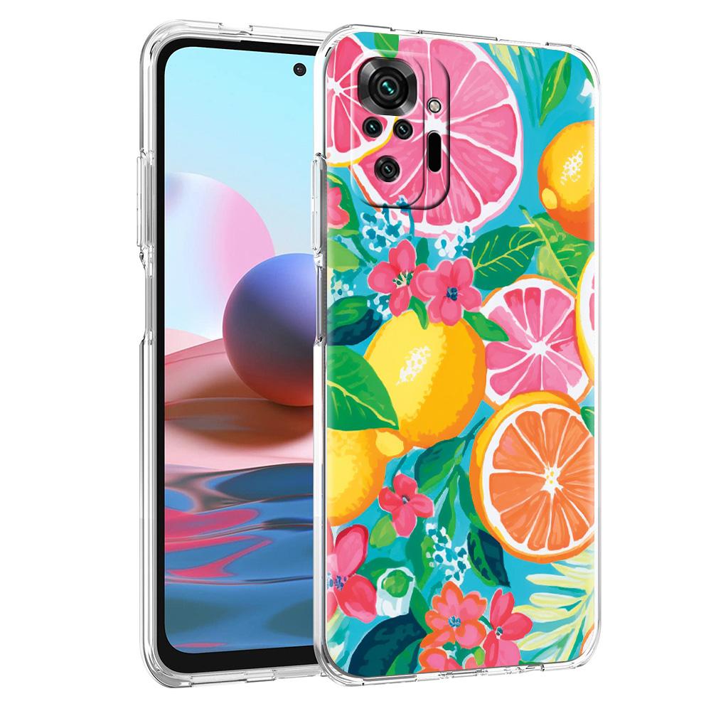 Phone Case For Xiaomi Redmi Note 15 14 5G 13 12 10 11 Pro Plus 4G 14C 13C 12C Soft TPU Cover Summer Colorful Flower