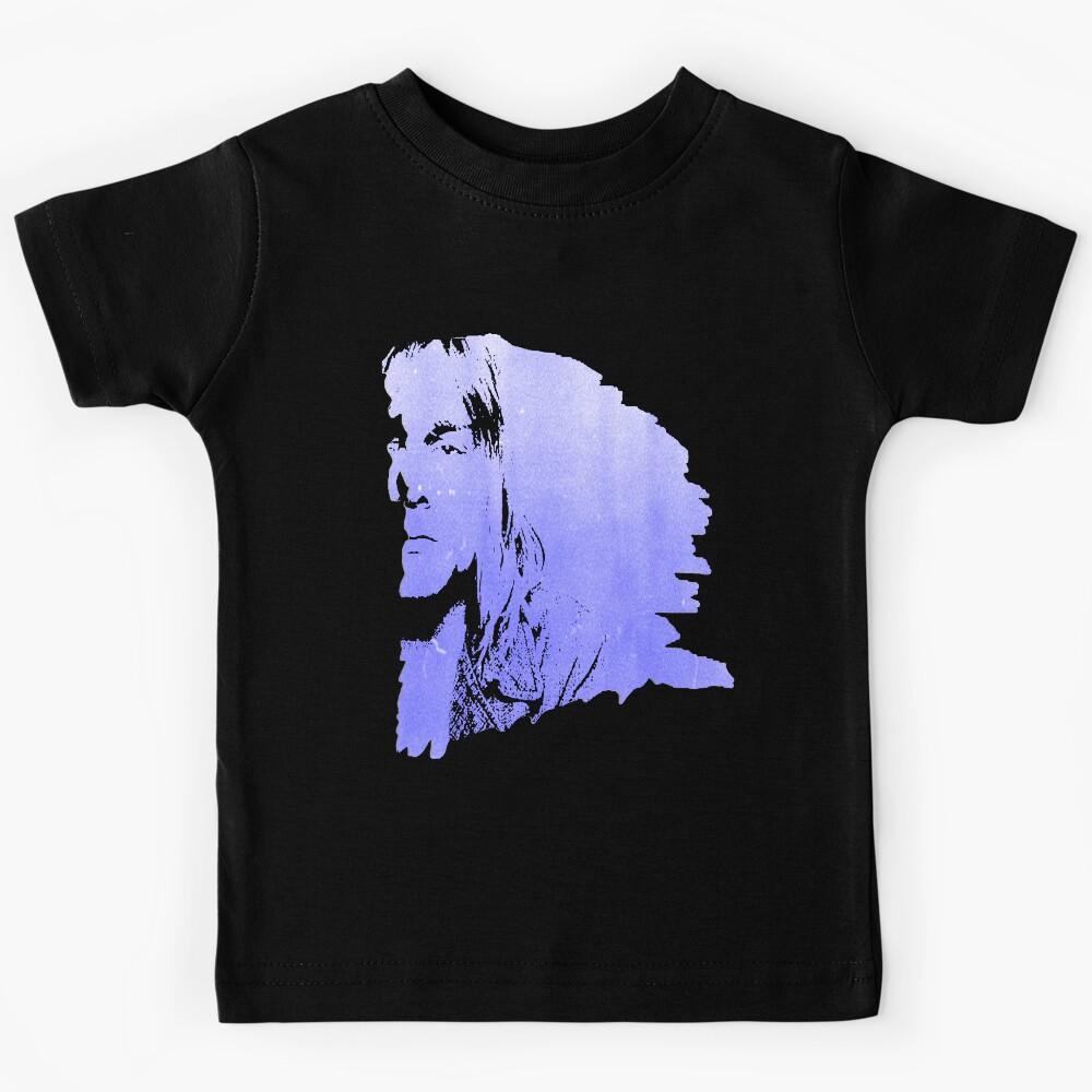 90 s Grunge Singer-Blue Grain Kids T-Shirt 130
