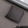 Coin Purse  Men'S Short Wallet Bifold Wallet Slim Pu Leather Wallet For Pocket Carry Gifts Daily Use