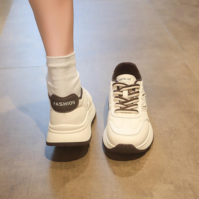 Platform-soled Forrest Gump sneakers women's autumn 2025 new soft-soled non-slip casual running shoes dad shoes sneakers