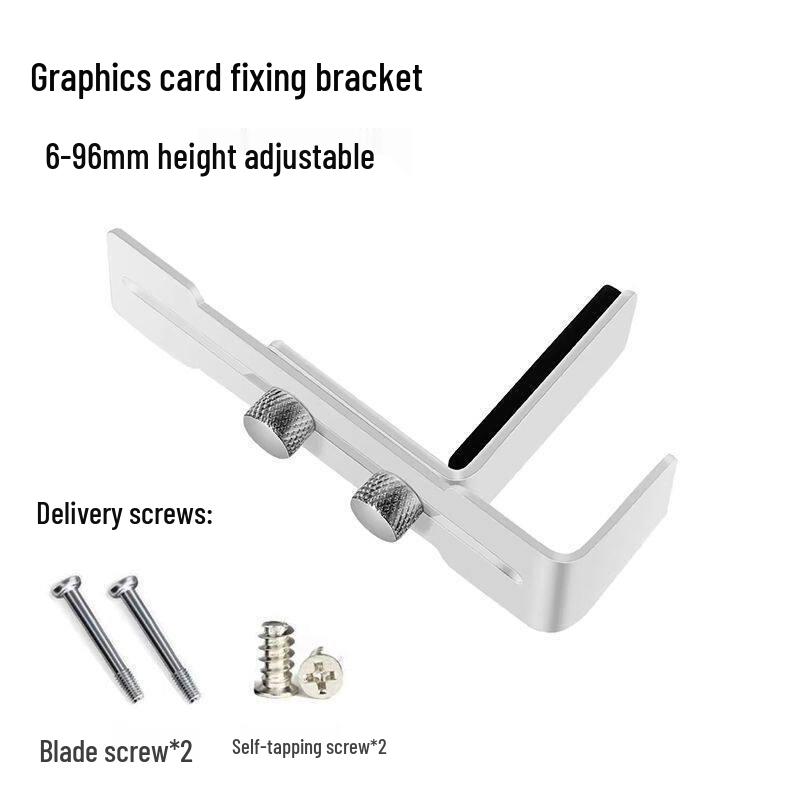 Universal Metal GPU Stand with 12cm Fan Support for Sea View Room
