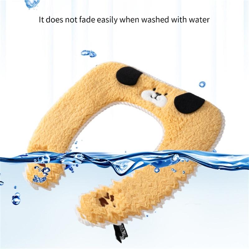 Toilet Cover Mat with Handle Bathroom Toilet Pad Cushion Stay Warm in Winter Stylish and Practical