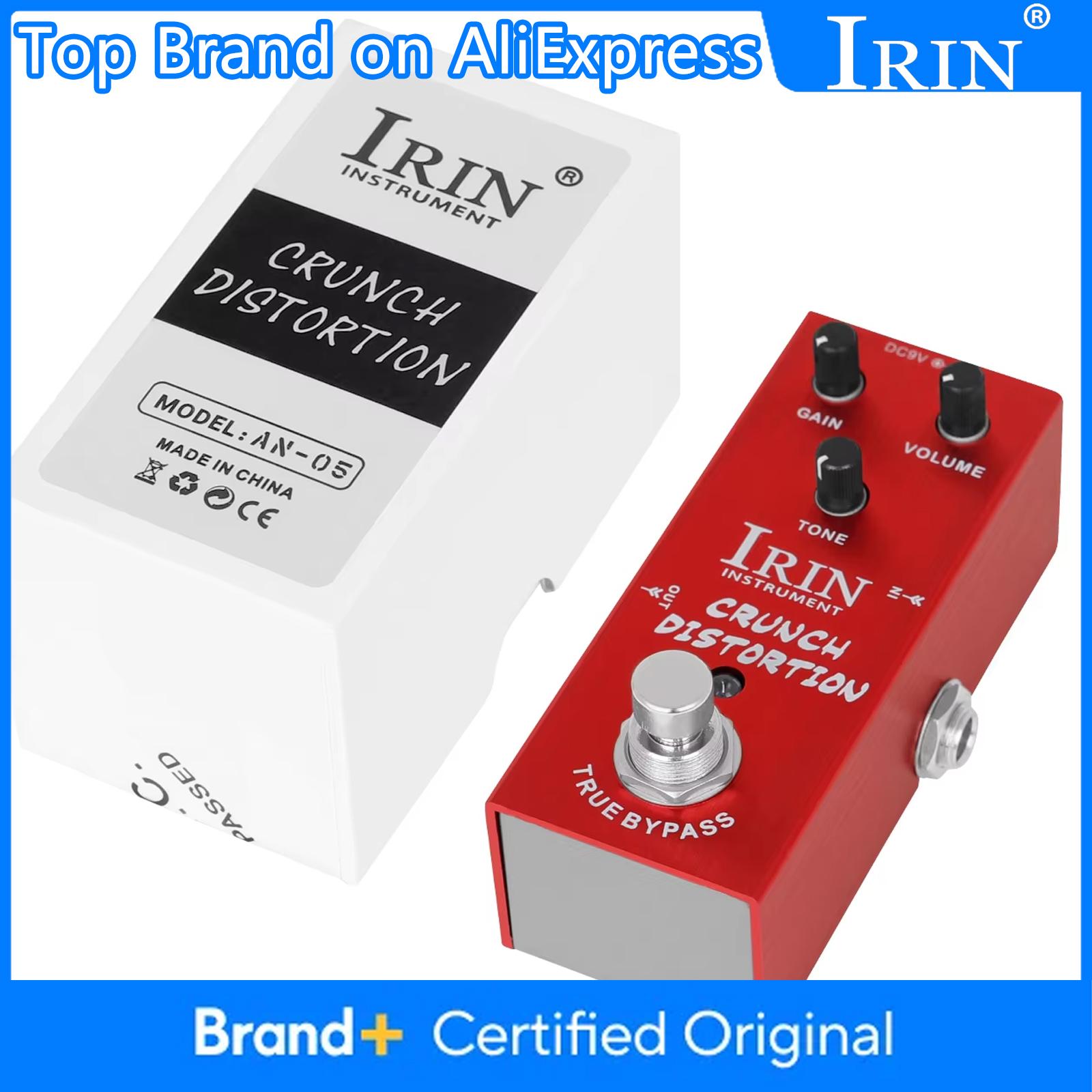 

IRIN AN-05 Crunch Distortion Guitar Pedal Great Response British Classic Rock Distortion Effect Pedal Guitar Parts & Accessories