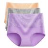 Braguitas M-5XL para Mujer Ropa Interior Abdominal de Cintura Alta Algodón Calzoncillos Sin Costuras Chica Talla Grande Ropa Interior Íntima Femenina 3 Piezas/Lote