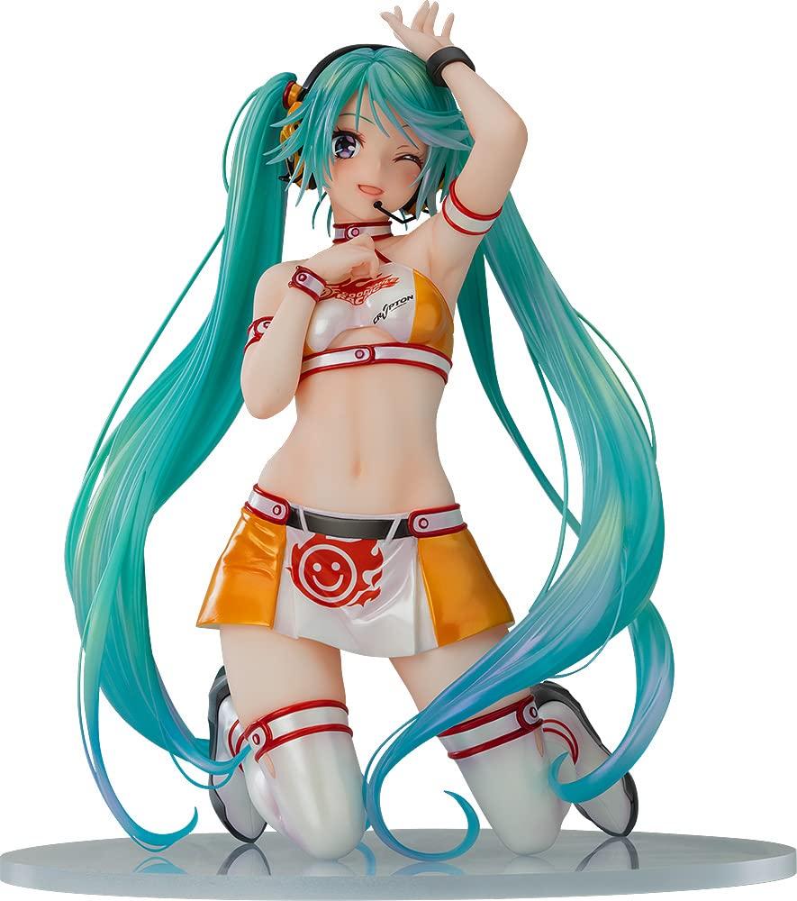 

Hatsune Miku GT Project Racing Miku 2010Ver. Рисунок от Кентаро Ябуки. Пластиковая раскрашенная фигурка в масштабе 17. M04338