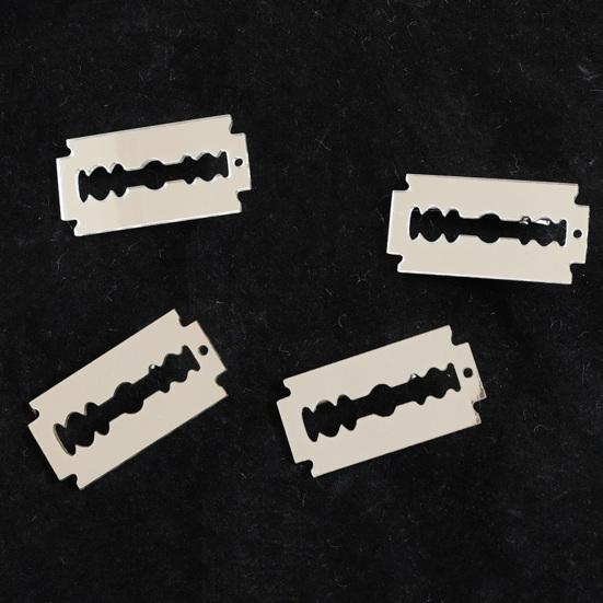 2/3/4Pcs Hair Pins, Gothic Style Razor Design Hairpins, Hair Clips for Bangs Side Hair, Halloween Cosplay Punk