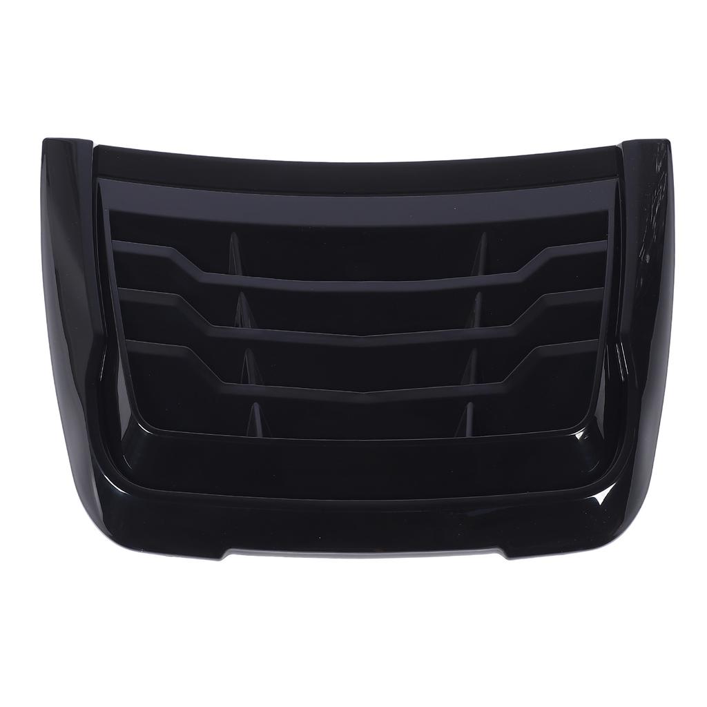 Bonnet Air Intake Vent Scoop Cover Glossy Black Hood Air Intake Trim Cover Improve Heat Dissipation