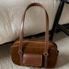 Retro Large-capacity Suede Bag Women's Autumn New Casual Commuter Shoulder Bag Portable Tote Bag