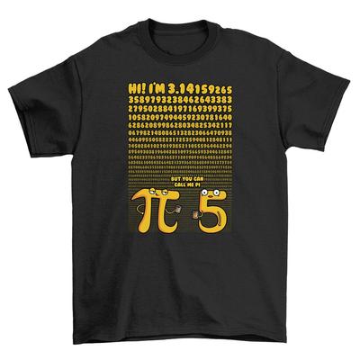 Puoi chiamarmi Pi - Divertente Battuta Matematica Simbolo Pi Maglietta per Matematici e Geek