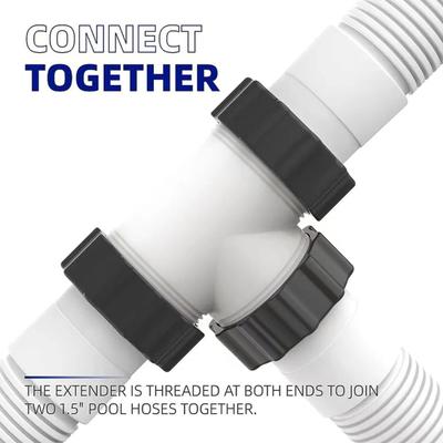 Łącznik węża do węża basenowego Intex Coleman T Splitter z 3 pierścieniami L Efektywny rozdział przepływu Wąż pompy basenowej Łącznik T-Joint na 1,5 cala