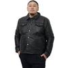 Samdiff Genuine Leather Single or Double Rider Reproduction Size Denim Jacket Style Men's Jacket, Jacket, Leather, 3L,
