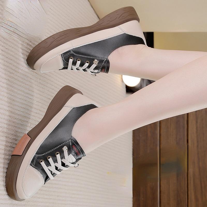 New Women Casual Shoes Flat Breathable White Sneakers Lightweight Shoes Woman Tennis Outdoor Running Shoe Travel Footwear