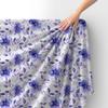 Royal Samt Stoff Polyester Zum Nähen - Motiv Blumen - Rdx2779