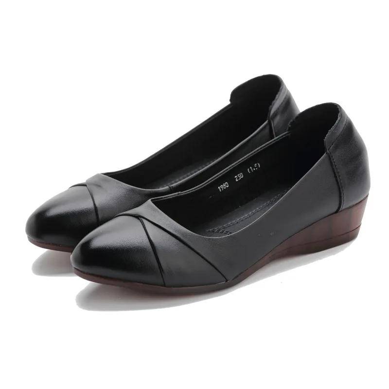 

Женские классические туфли с круглым носком, высокого качества, весенние, слипоны, на квадратном каблуке, повседневные, удобные, весенне-летние, красные туфли-лодочки на каблуке 35 чёрный