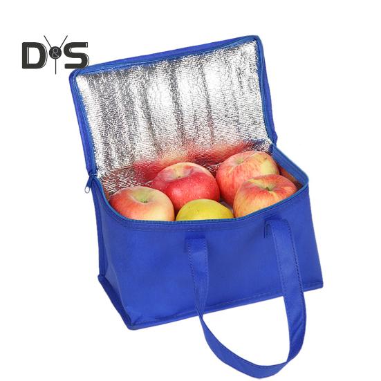 Portable Lunch Bag Wide Opening Lunch Tote Aluminum Foil Insulated Bag Outdoor Picnic Camping Hiking Food Drink Carrier