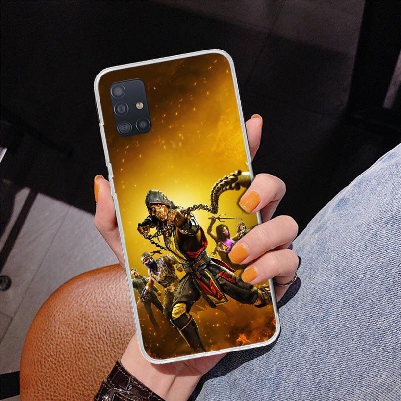 Mortal Kombat Phone Case For Samsung Galaxy A52 A32 A22 A12 A51 A31 A50S A30S A20S A10S Note 20 Ultra 10 Plus S10 A72 A71 Galaxy