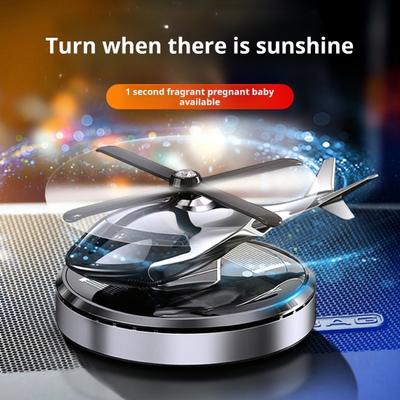 Fighter na solární pohon Letadlo do auta Osvěžovač vzduchu Creative Shape Auto Difuzér esenciálního oleje Car Ornament