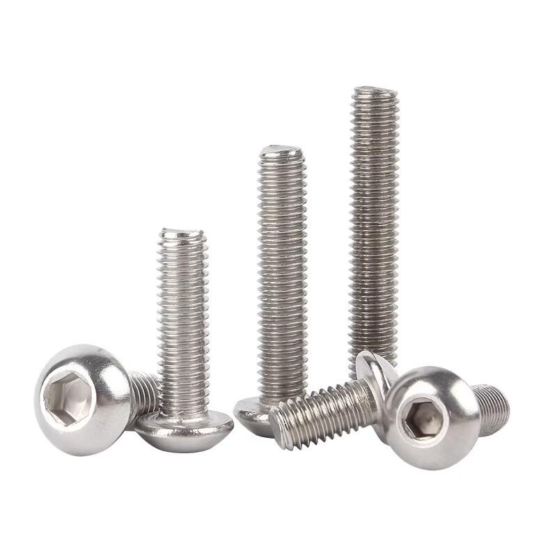 Stainless Steel Hex Socket Flat Round Head Screws