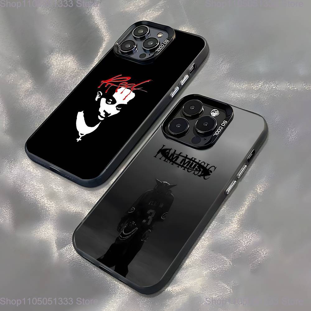 I AM MUSIC P-Playboi Carti Phone Case For iPhone 16,15,14,13,12,11,Pro,XS,Max,Plus,Mini,SE Black Candy Matte Shockproof Cover