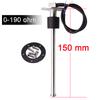 150mm-600mm Water Fuel Level Sensor 0-190Ohm/240-33ohm Sensor for Marine Boat Yacht Car Oil Liquid Tank Fuel Sender Unit Sensors