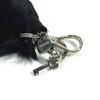 MIUMIU Bag Charm Key Holder Black